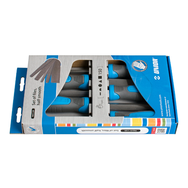 Unior Set of Files Half Smooth 150 Tool