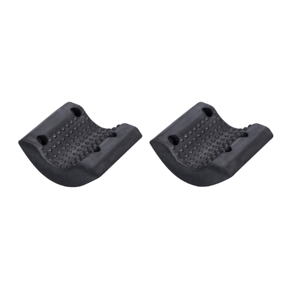 Cubiertas de goma reemplazables para la abrazadera, redondas, juego de 2 piezas