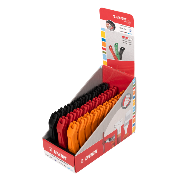 Juego de palancas para desmontar neumáticos en una caja, 27 pares