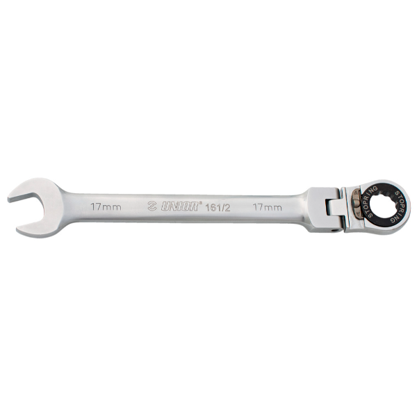 Llave combinada con carraca articulada de 10