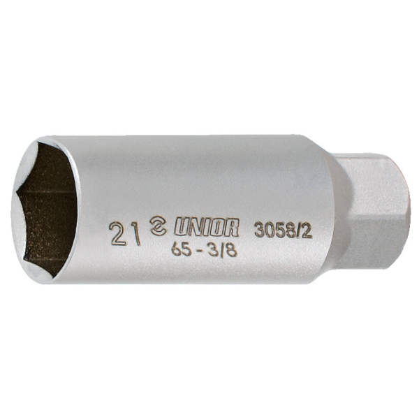 Llave de bujía 3/8" con pared fina 21