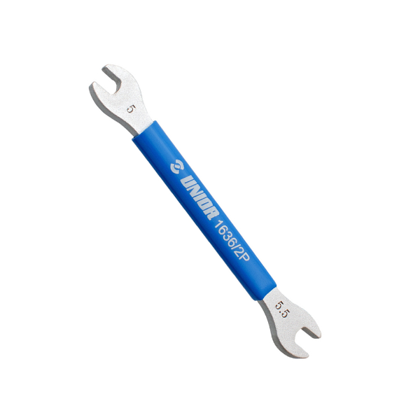 Llave para niples de rayos, 5 y 5,5 mm