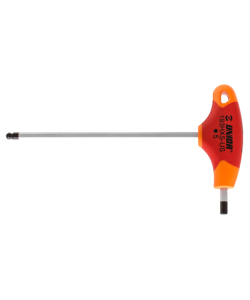 Destornilladores hexagonales esféricos con mango en T, de 4