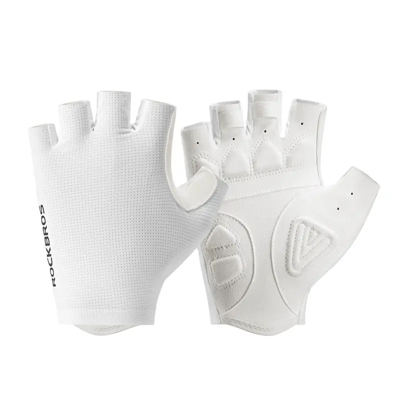 [16220044001] Guantes medio dedo 162200440 (S, BLANCO )