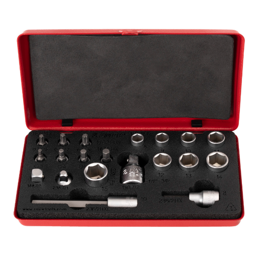 [629380] Juego de llaves de vaso y punta para torquímetro