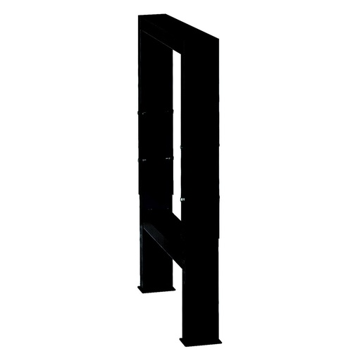 [626630] Pata ajustable para banco de trabajo modular NEGRA