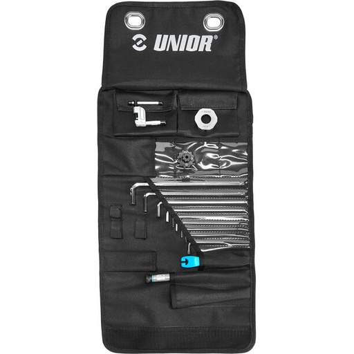 [628713] Set herramientas en rollo con 15 piezas 